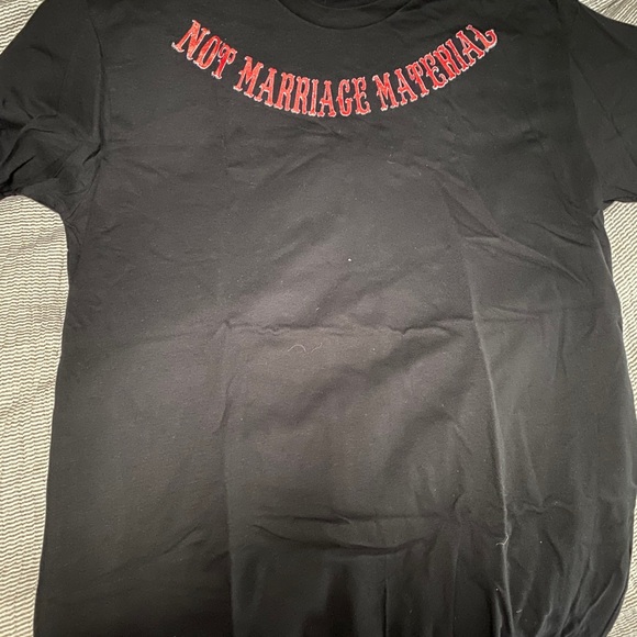 FBGM SOCIAL CLUB “NOT MARRIAGE MATERIAL” T-shirts - Picture 3 of 5